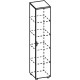 Стеллаж узкий высокий вариант 5: НТ-540+НТ602