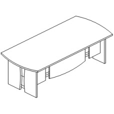 Стол руководителя В-103, 1600х800х750