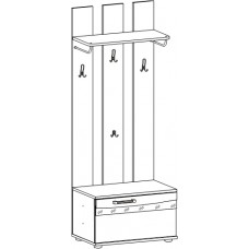 Панель с крючками комбинированная 600х380х2140    37.03